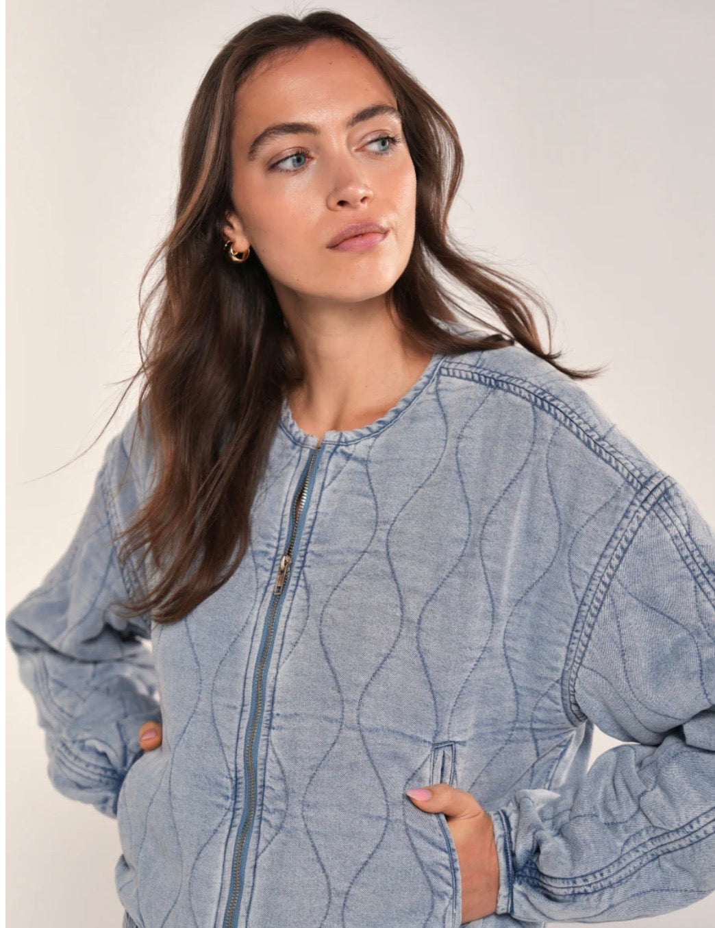 Simple The Brand Davey Jacke Sun faded Blue