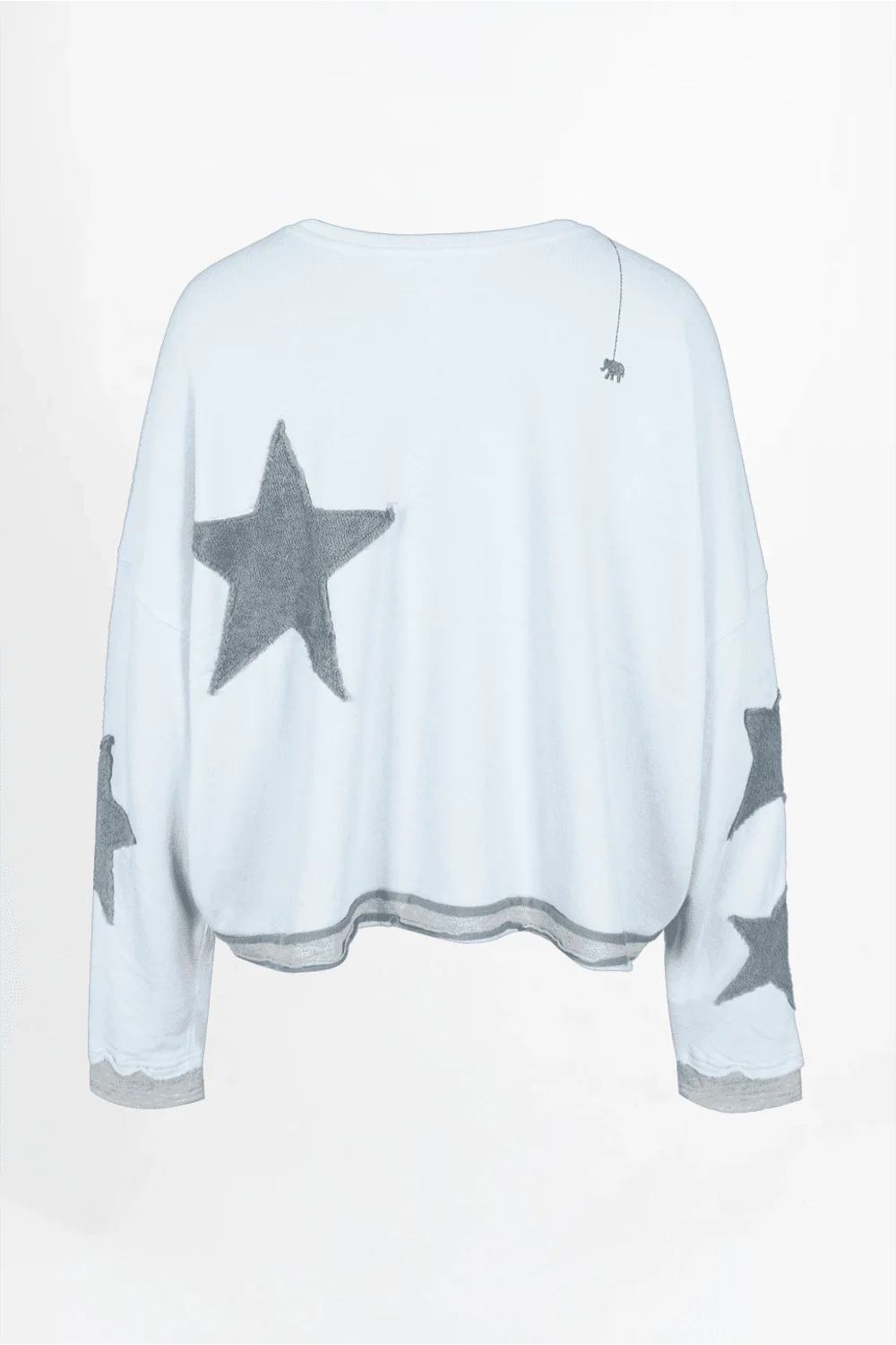 Love Joy Victory Hopewell Sternen Patches Sweater ICE Blue