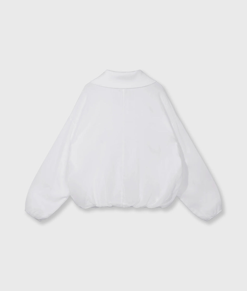 10 Days Half Zip Balloon Top weiß