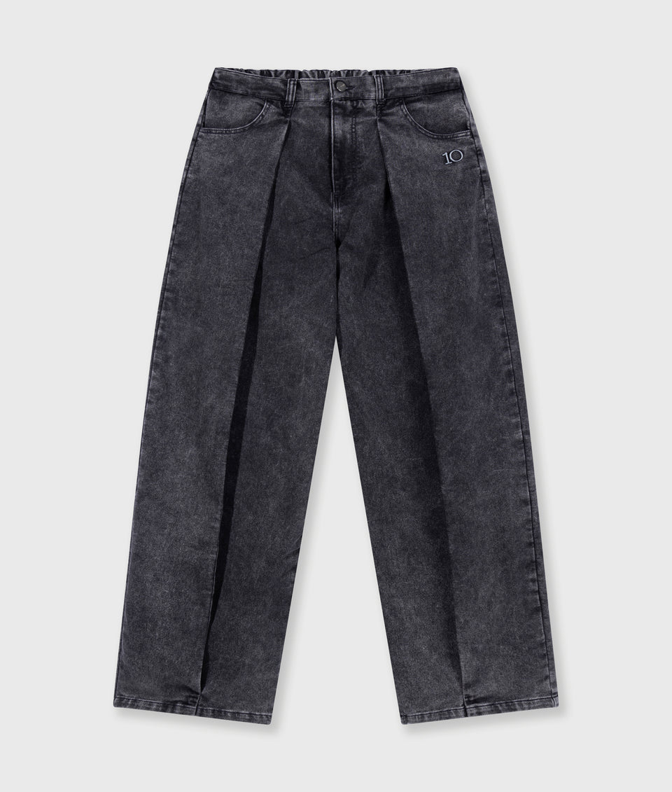 10 Days Denim Jogginghose Bar Black