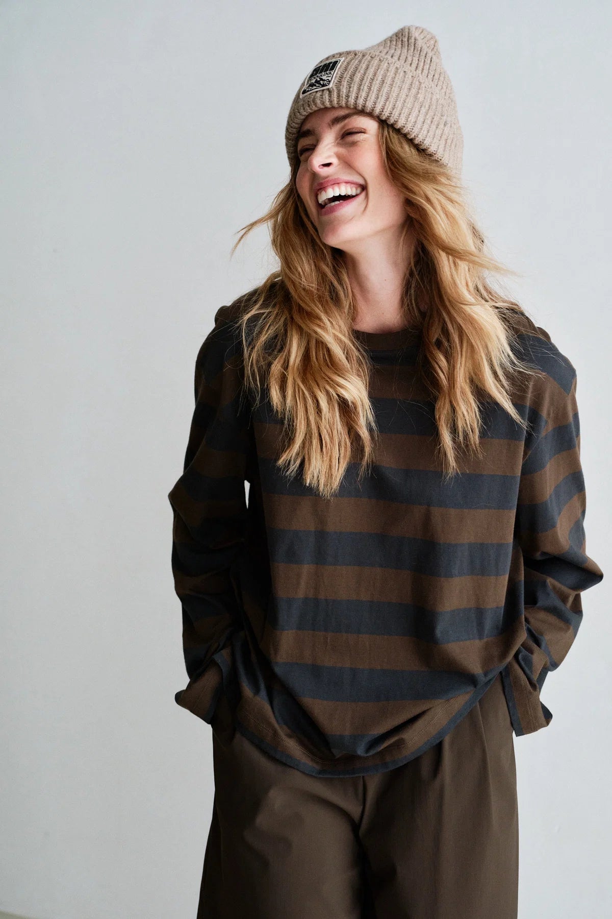 Penn&ink Longsleeve Tabac - Antra