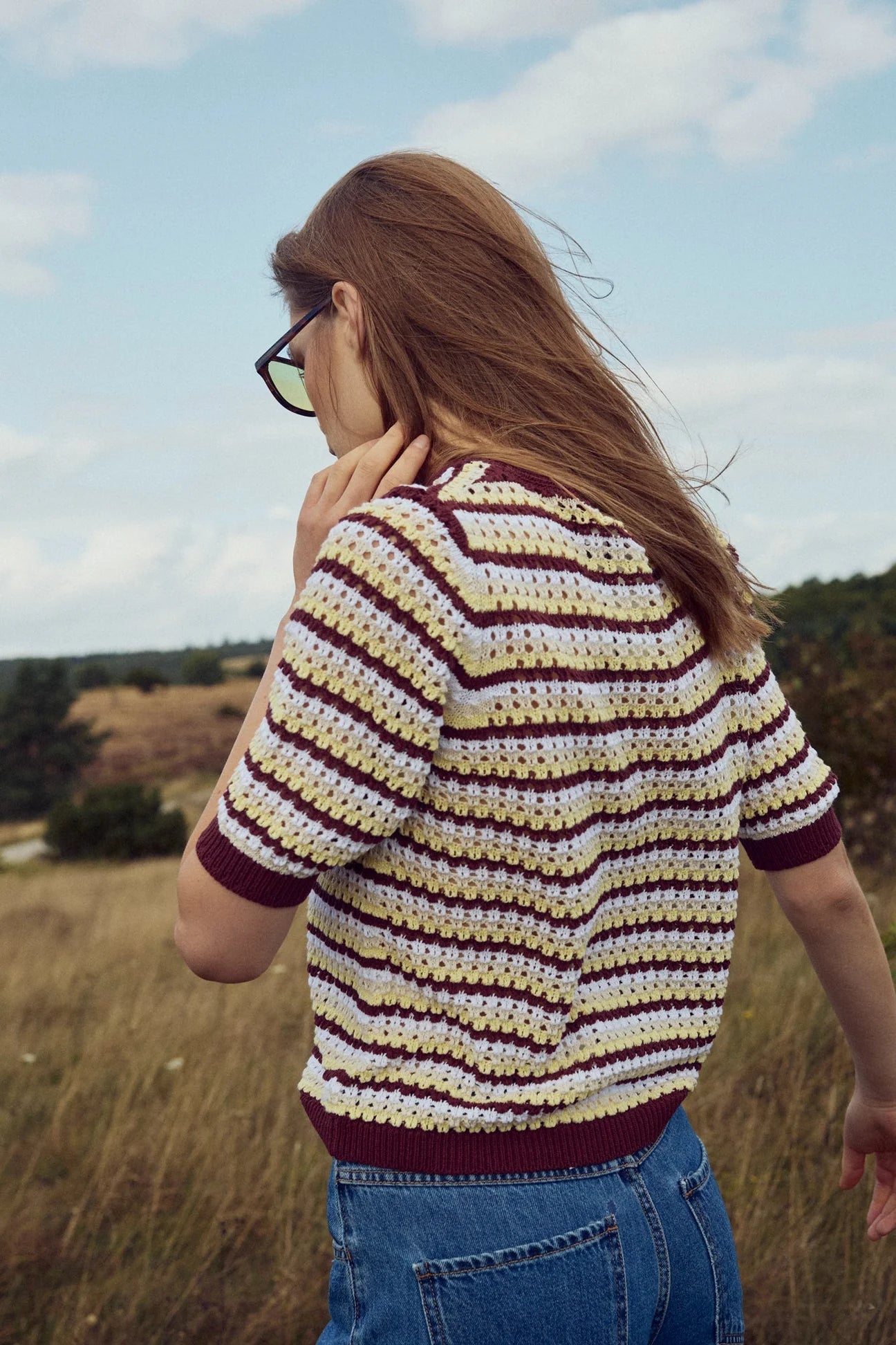 Noella N-Maylin Knit Dinah Brown Stripe