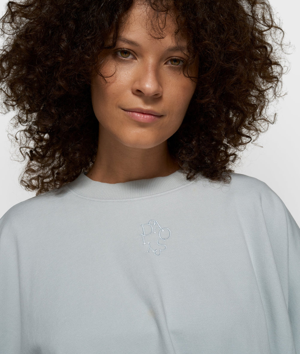 10 Days Sweater Pleat Clean Blue