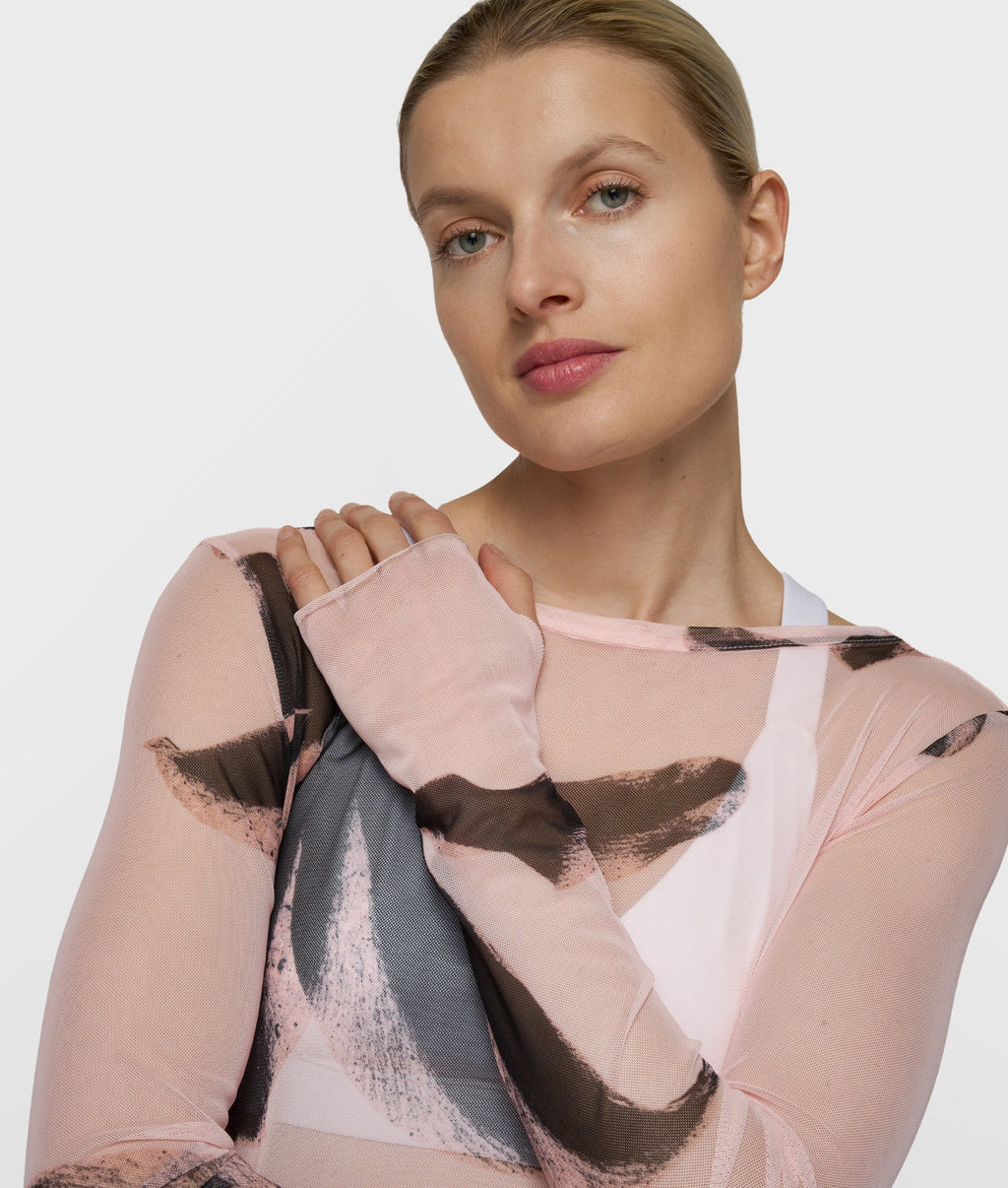 10 Days Mesh Shirt Flower