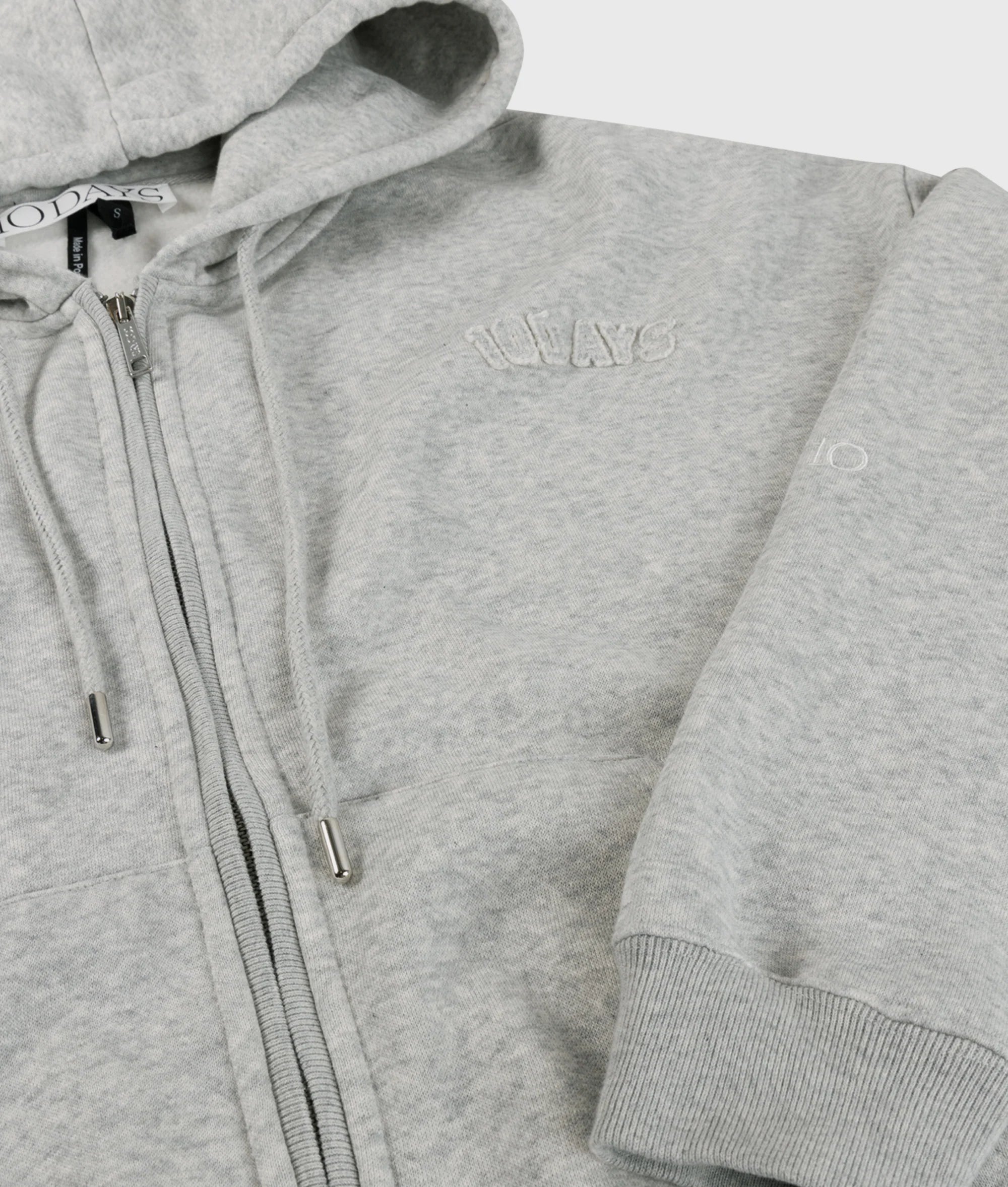 10 Days ZIP Jacket Light Grey Melee