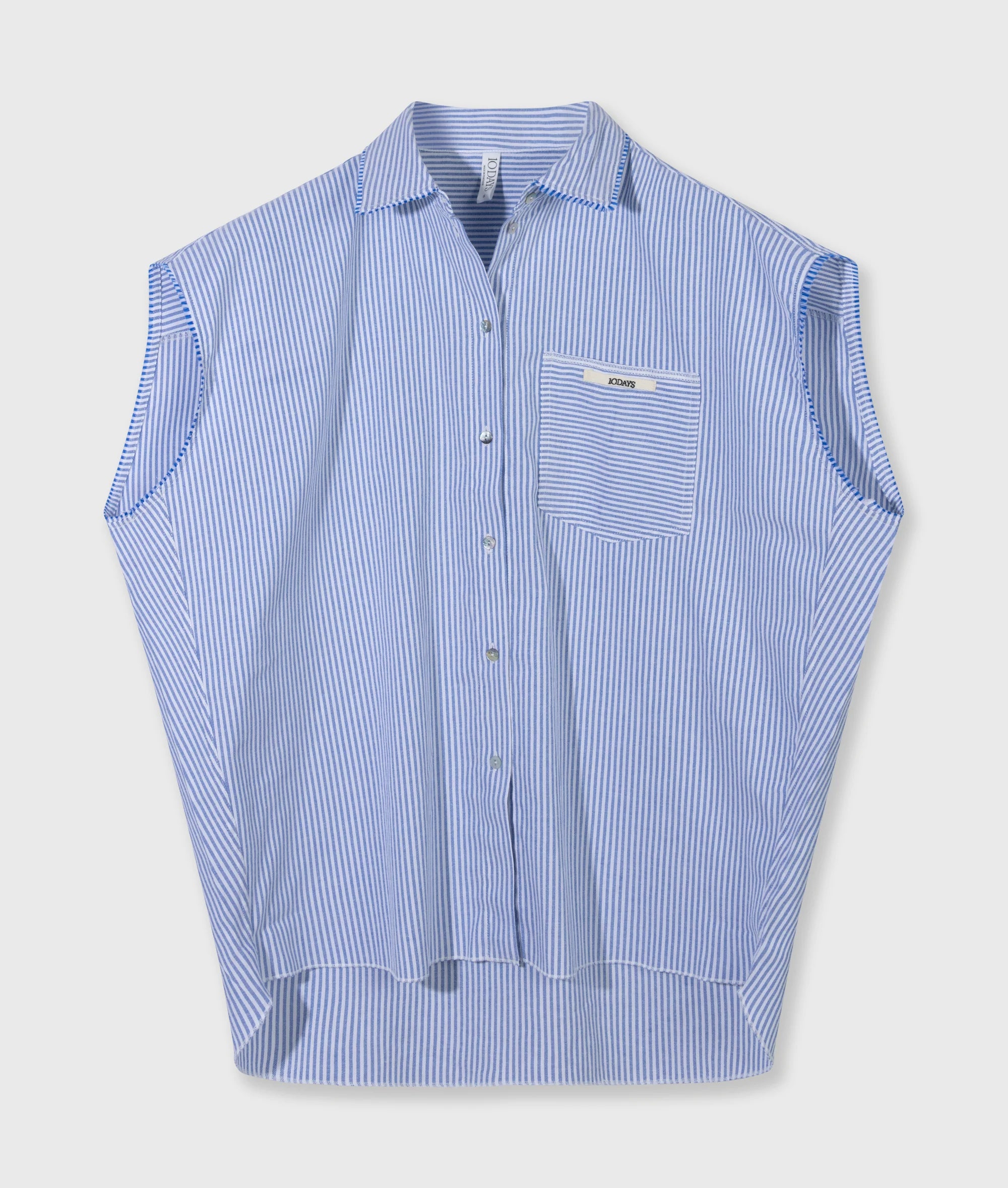 10 Days Cotton Bluse Stripes