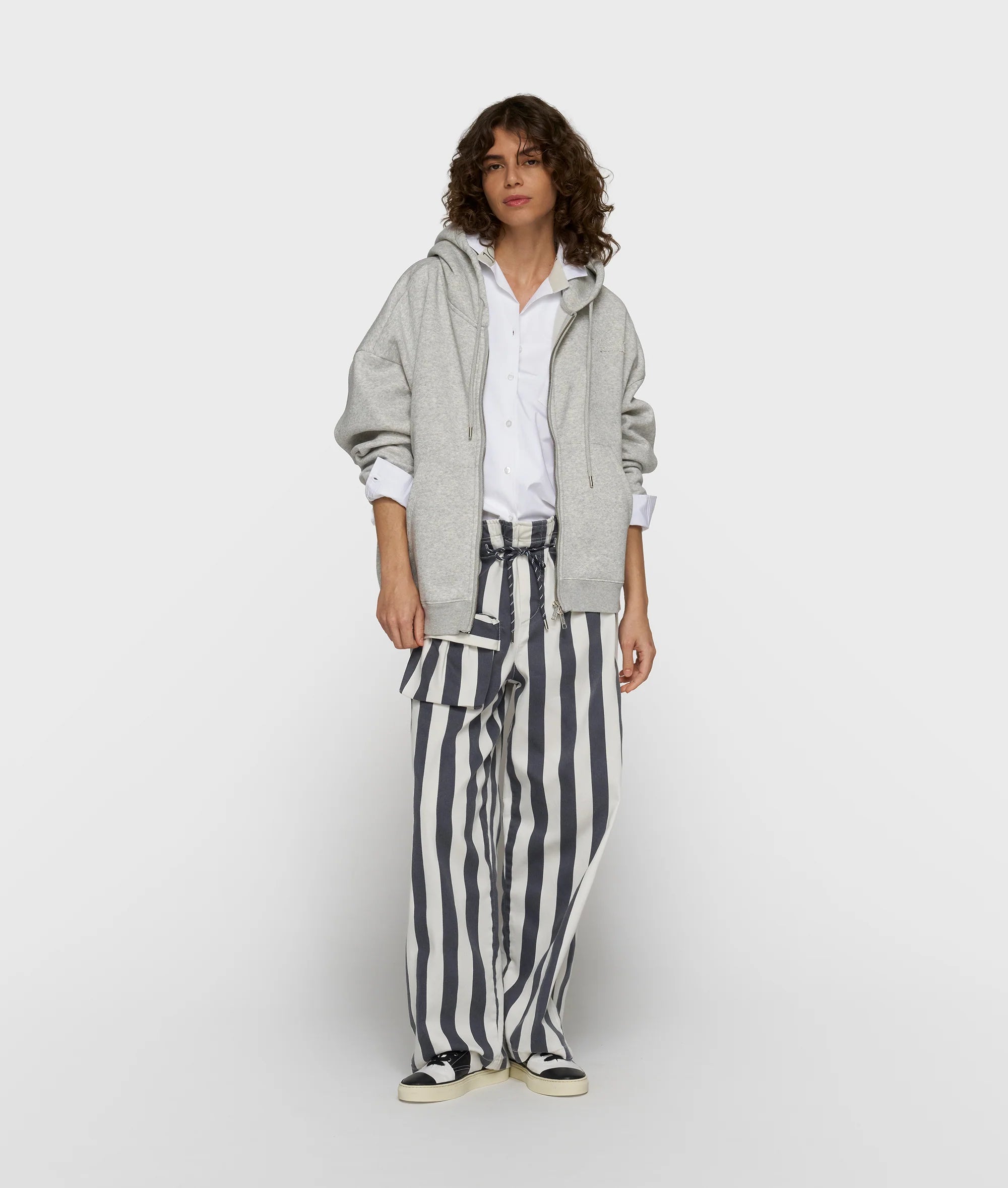 10 Days ZIP Jacket Light Grey Melee