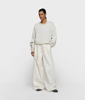10 Days Wide Pants Jog Twill Pearl