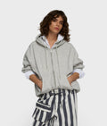 10 Days ZIP Jacket Light Grey Melee