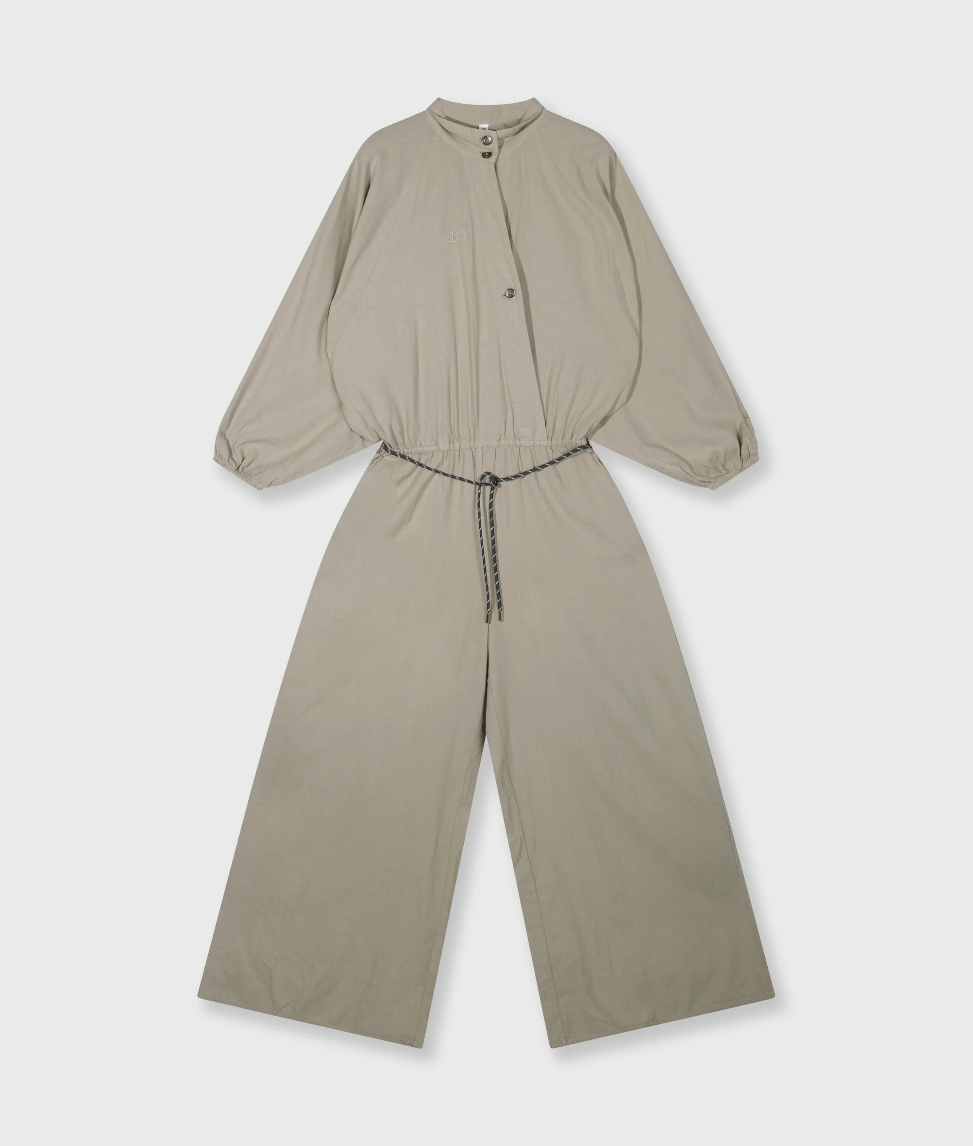 10 Days Cotton Linen Jumpsuit Farbe Fog