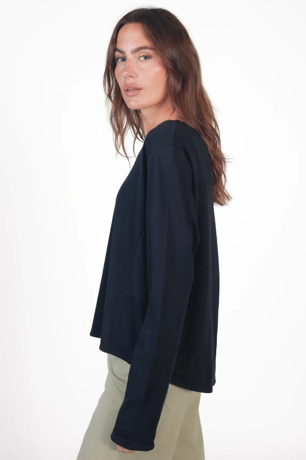 Love Joy Victory Langarmshirt TenjaTwo in Midnight Blue