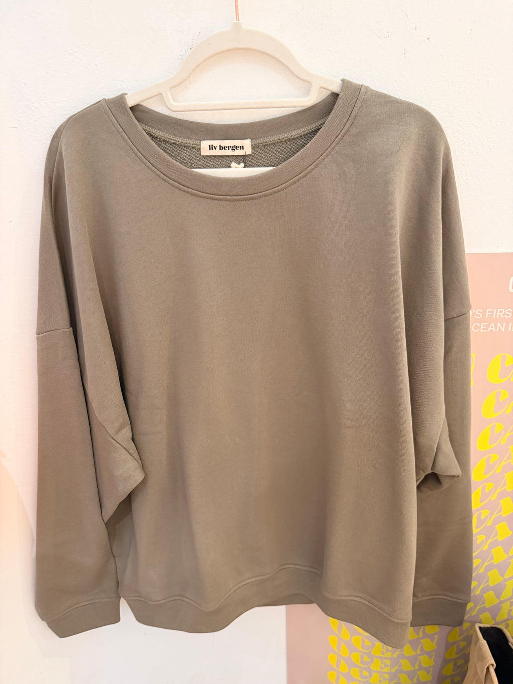 Liv Bergen Ella Come Sweater Mud