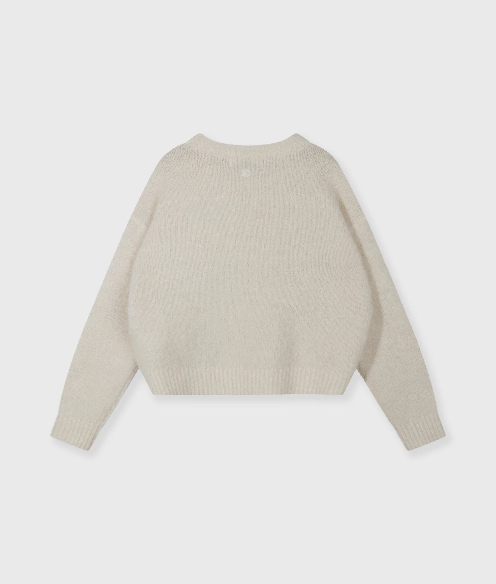 10 Days Strickpullover mit Lurex Ecru