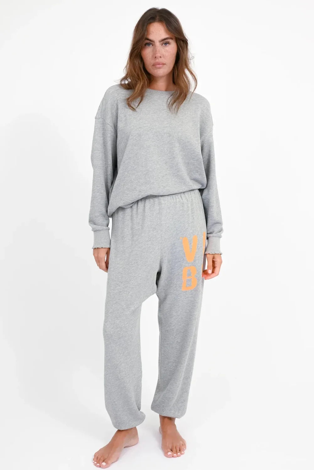 Love Joy Victory Sweatpants Wildwood grey Melange
