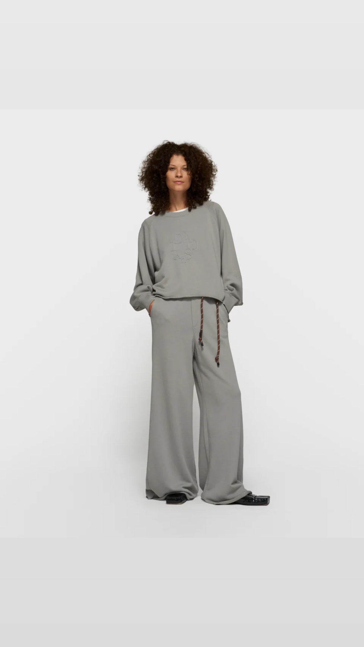 10 Days Wide Jogger Light graphite (hellgrau)