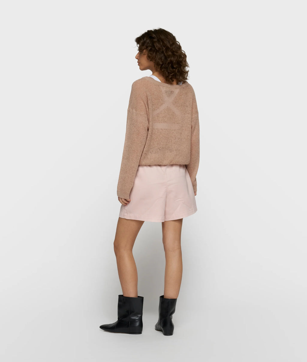 10 Days Thin Knit Sweater Light Fudge