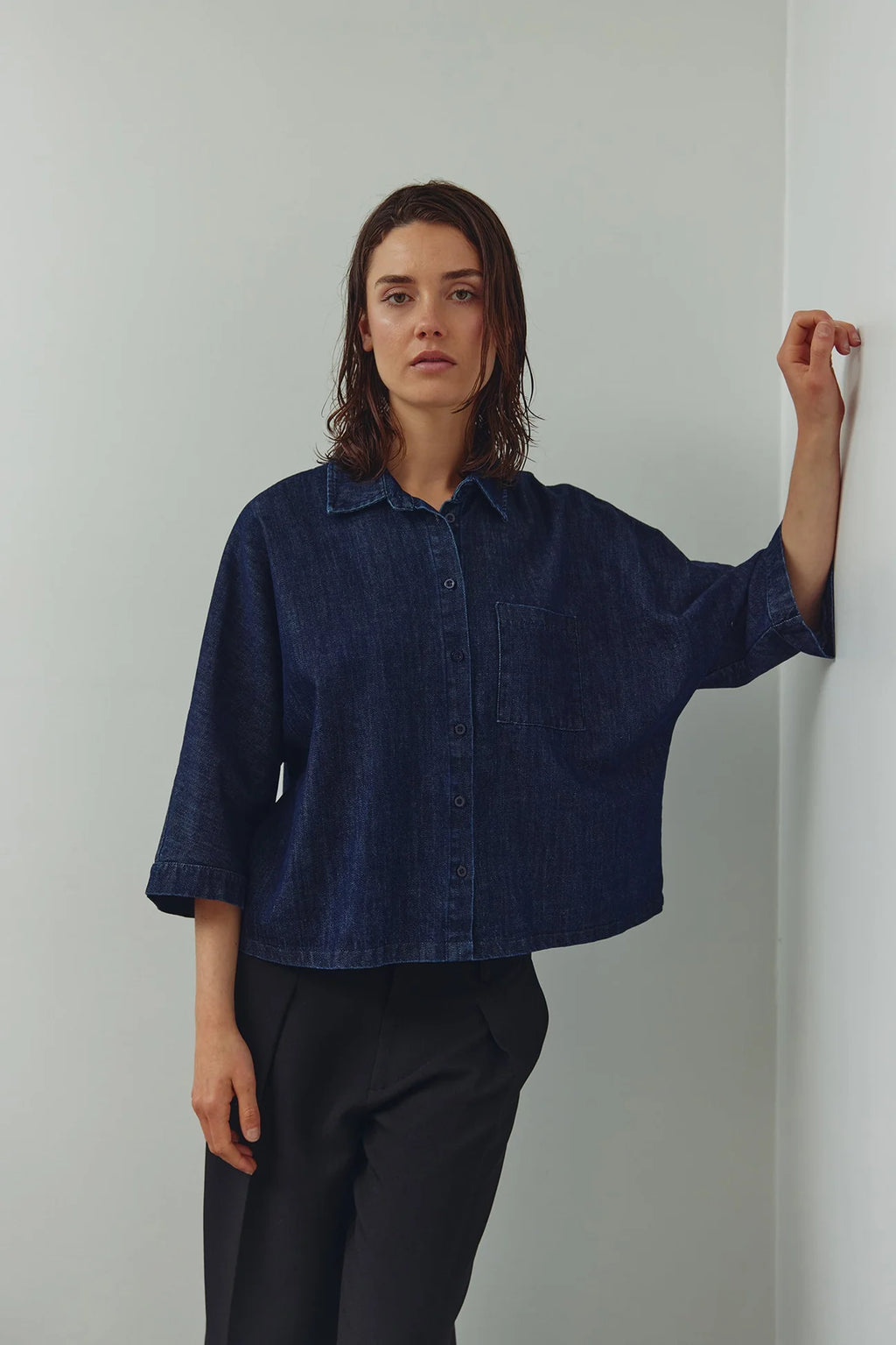 Noella N Lashea Shirt Blue Wash