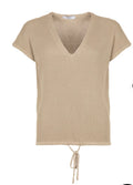 Simple The Brand Rumer Top Sandy