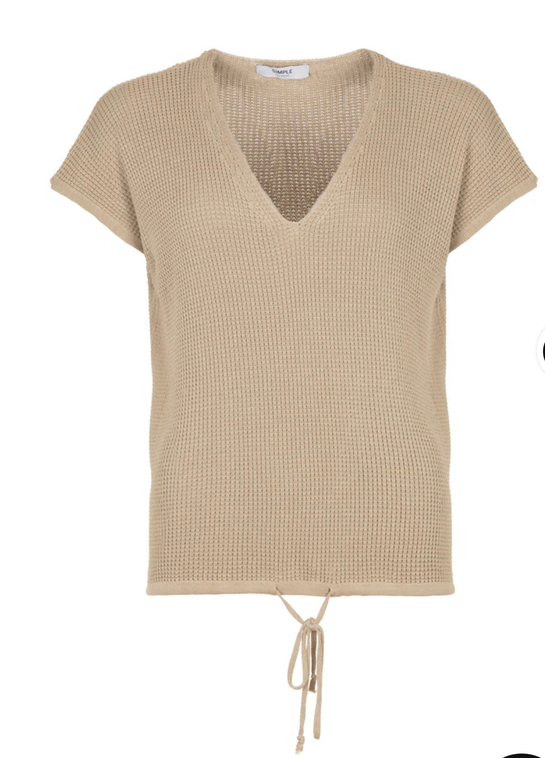 Simple The Brand Rumer Top Sandy