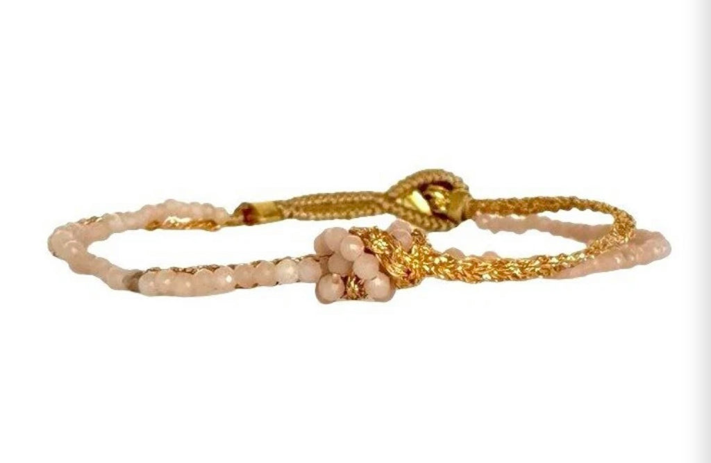 IBU Armband ( Nummer 4) Lulu Eddy Armband Pink Opal
