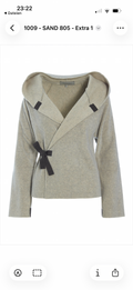 HSCP Henriette Steffensen Fleece Cardigan Sandfarben