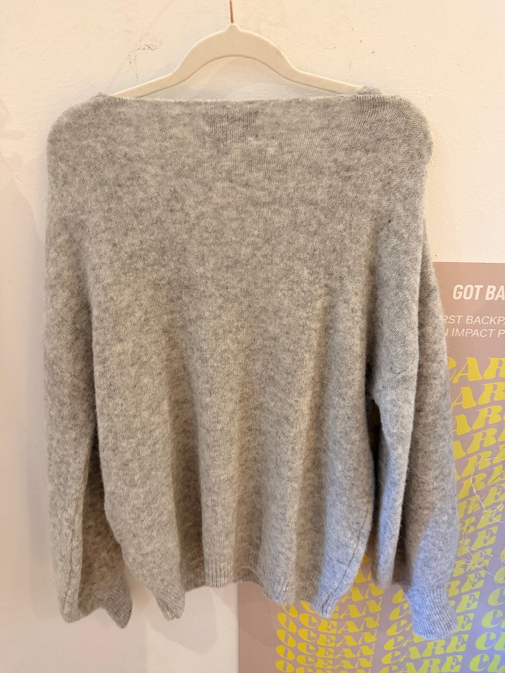 Simple The Brand Blush Pullovet grau Melange