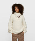 10 Days Statement Knit Sweater Ecru