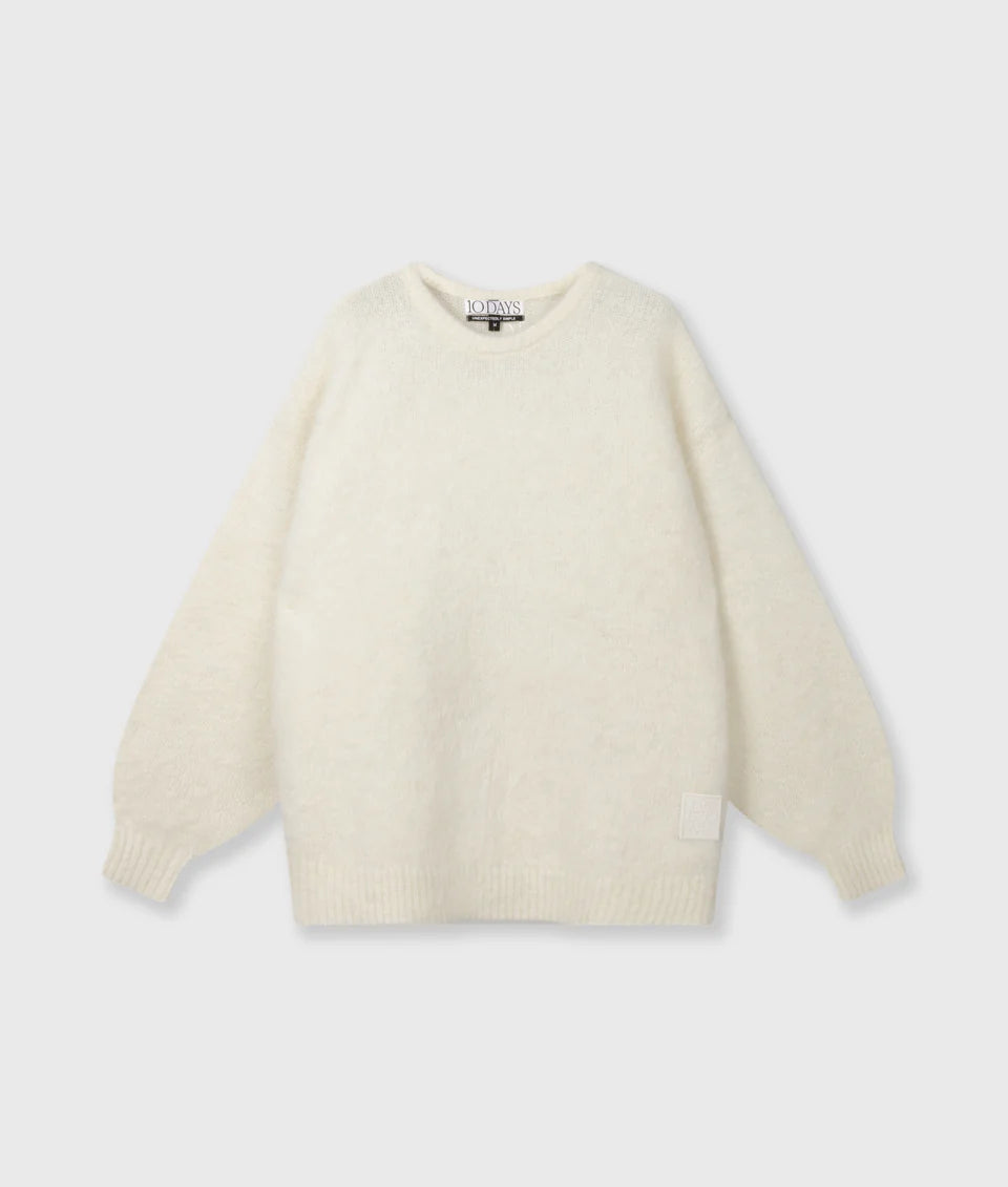 10 Days Statement Knit Sweater Ecru