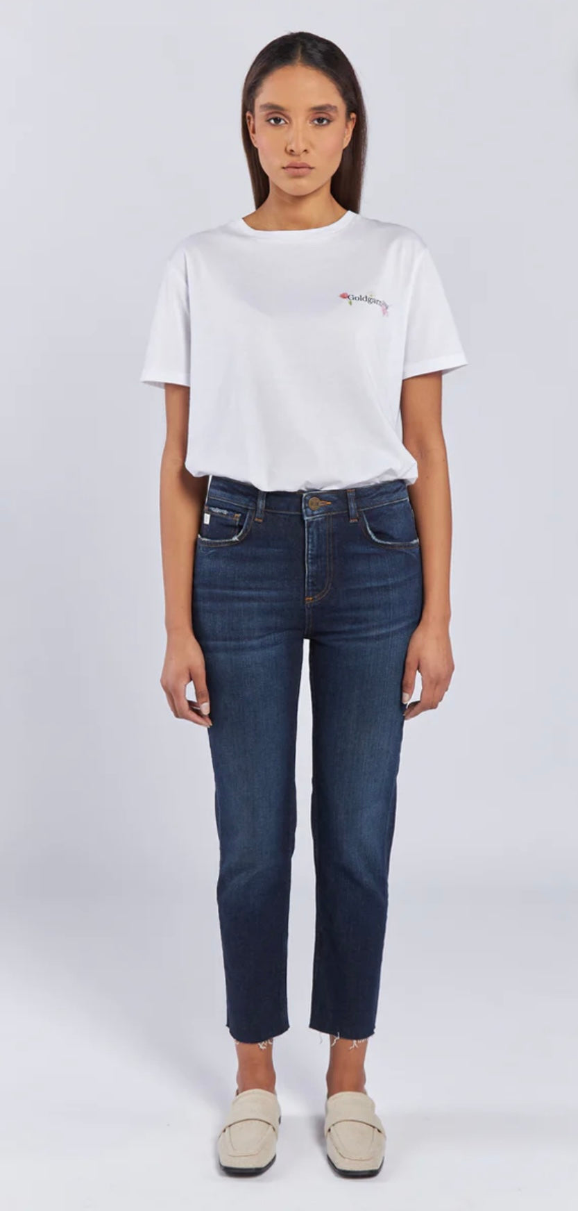 Goldgarn Denim Lindenhof Cropped