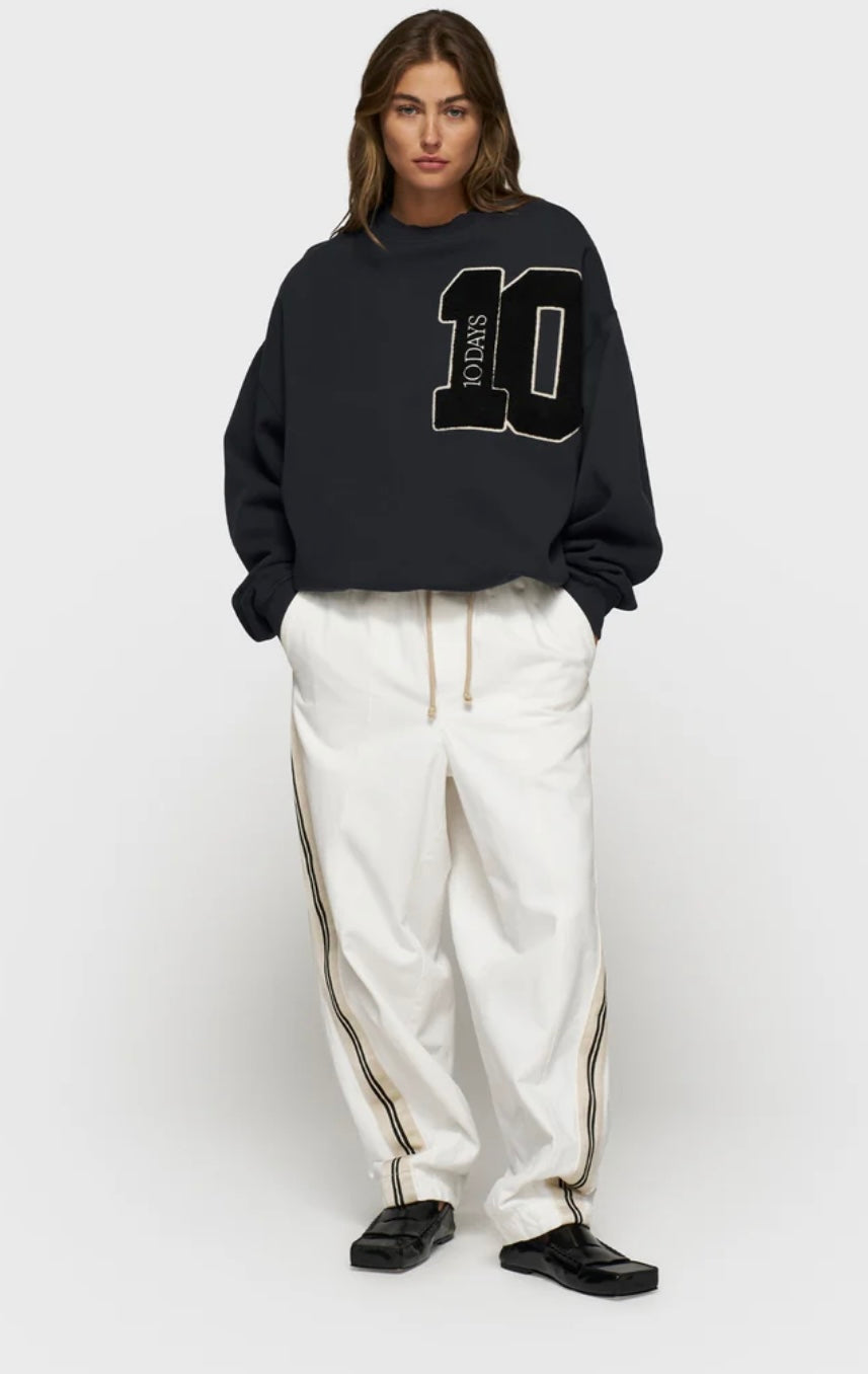 10 DAYS Baseball Sweater 10 Dark Navy