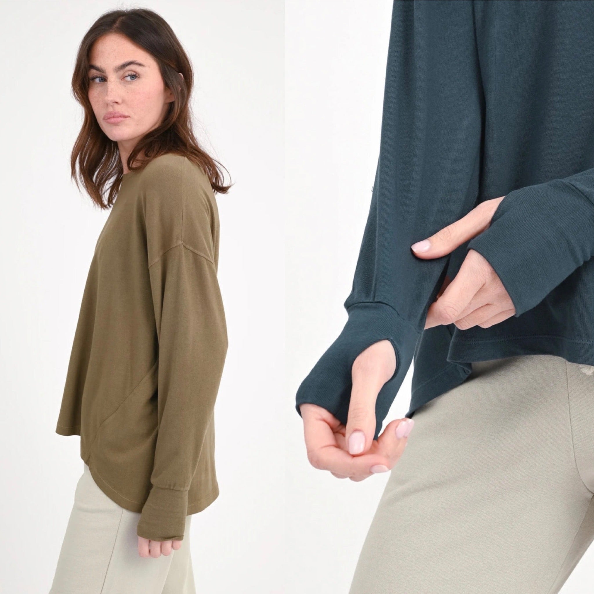 Love Joy Victory Langarm Shirt Aster