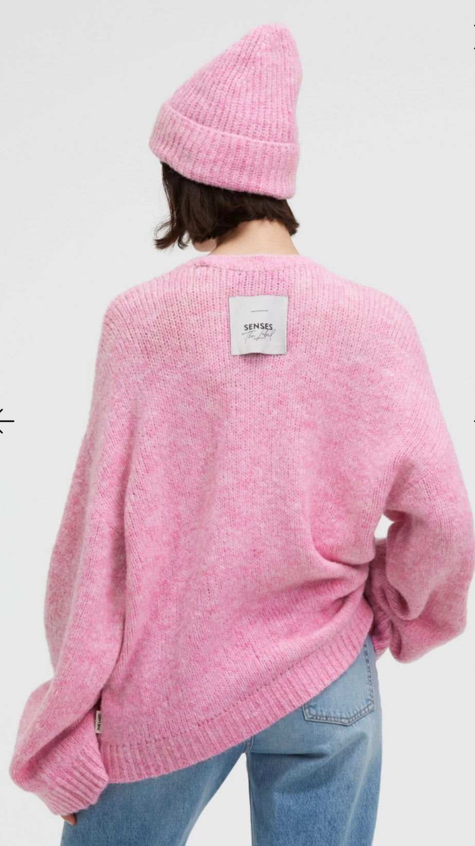 Senses The Label Pullover KO:BE pink meliert