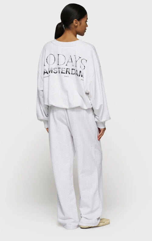 10 DAYS Belt Jogger White Grey Melee