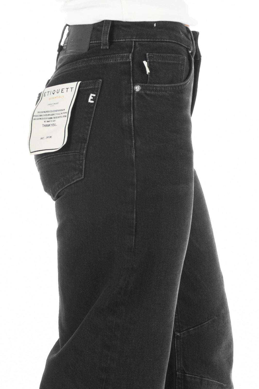 Etiquett Denim Smarty Devine ausgewaschenes schwarz