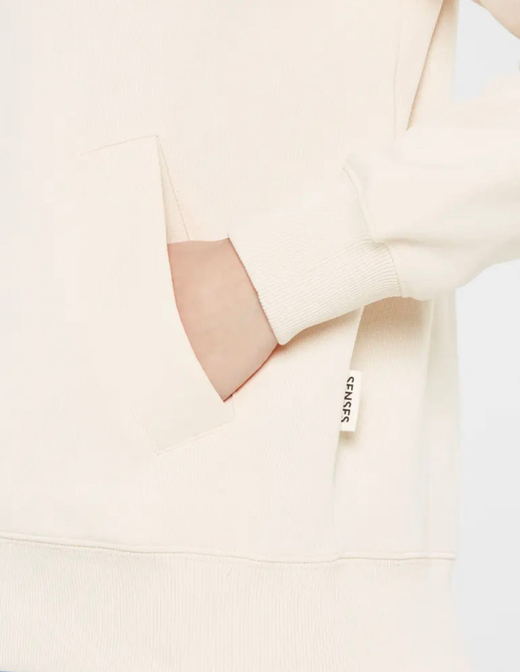 Sweatjacke im Interlock Jersey aus raw Cotton im Blouson Stil