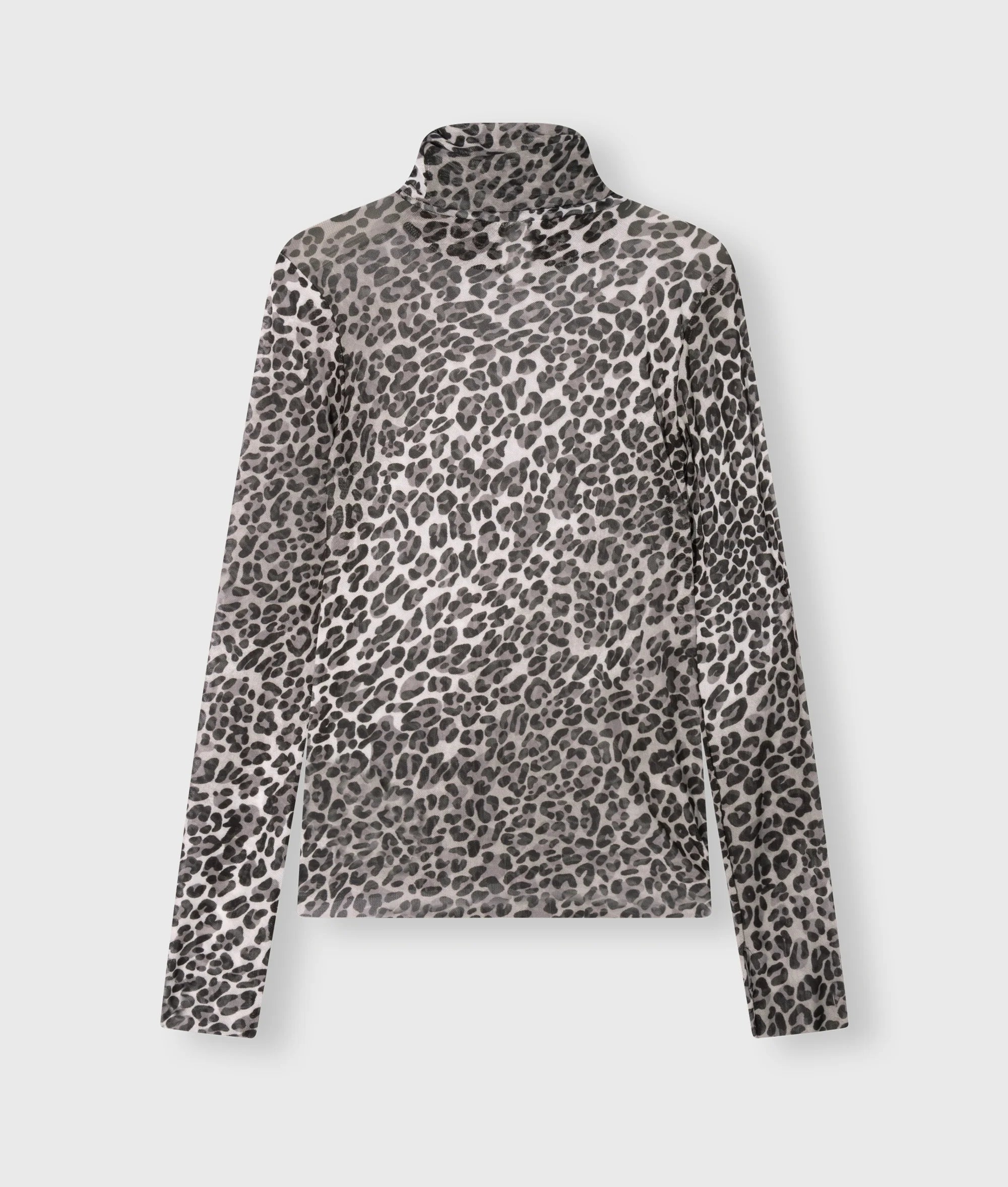 10 DAYS Mesh Longsleeve Leopard ecru
