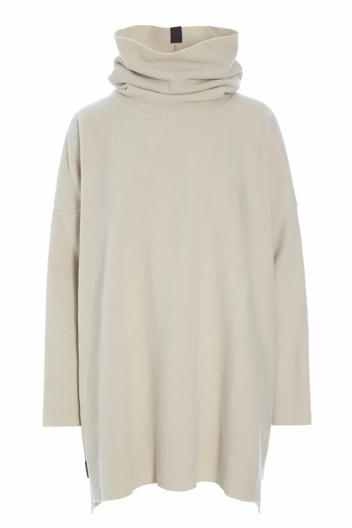 HSC Henriette Steffensen Tunika mit hohem Kragen Farbe Kit