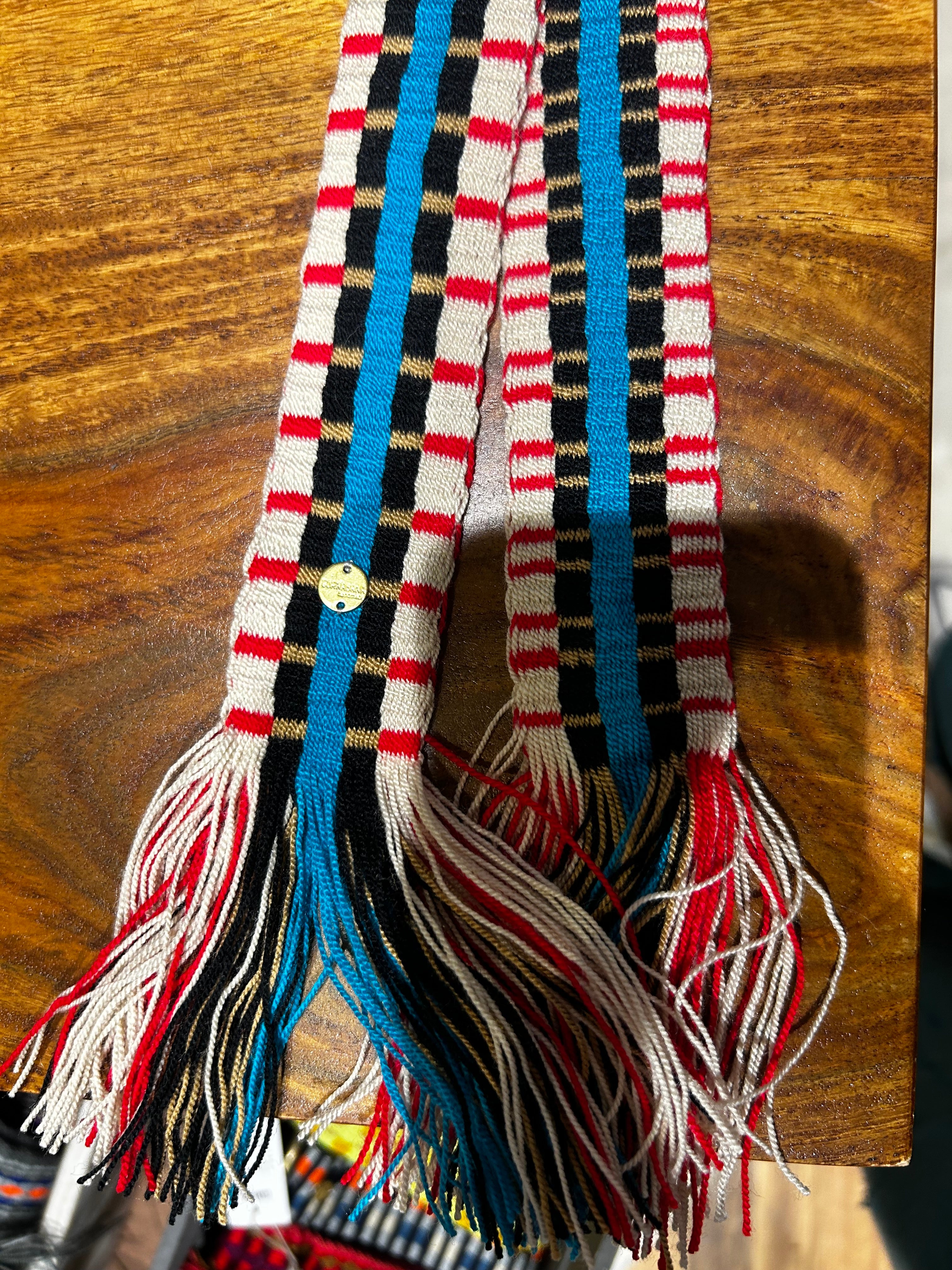 Guanabana Gürtel zum Knoten (breit) blau schwarz rot weiß