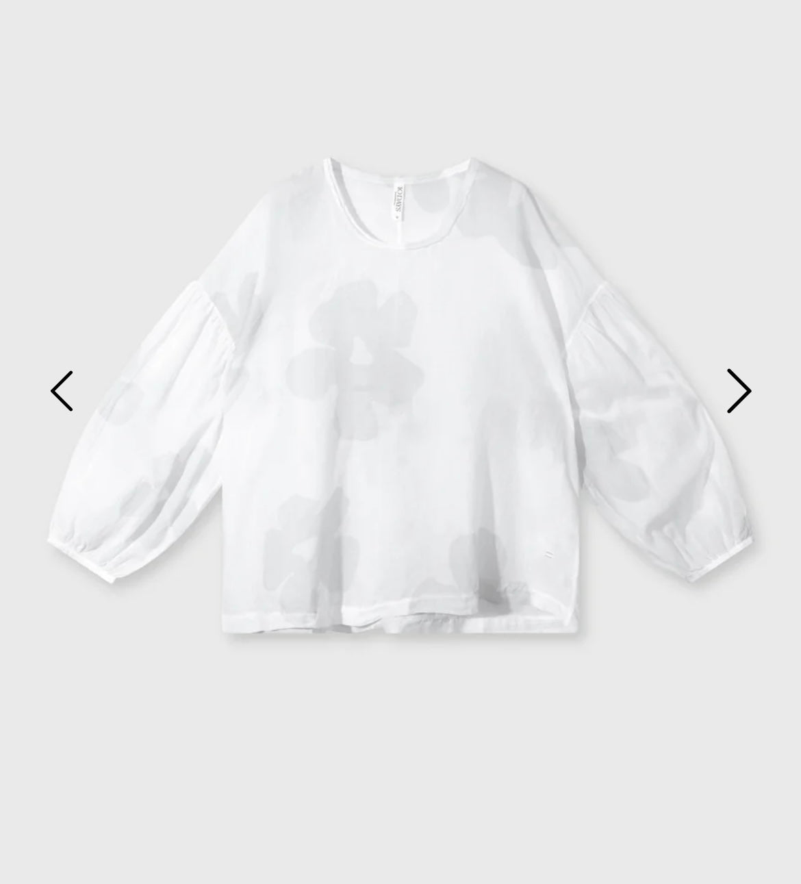 10 DAYS Ballon Sleeve Bluse Flower