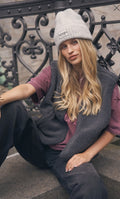 Senses The Label Weste SV:EA im Sherpa Look
