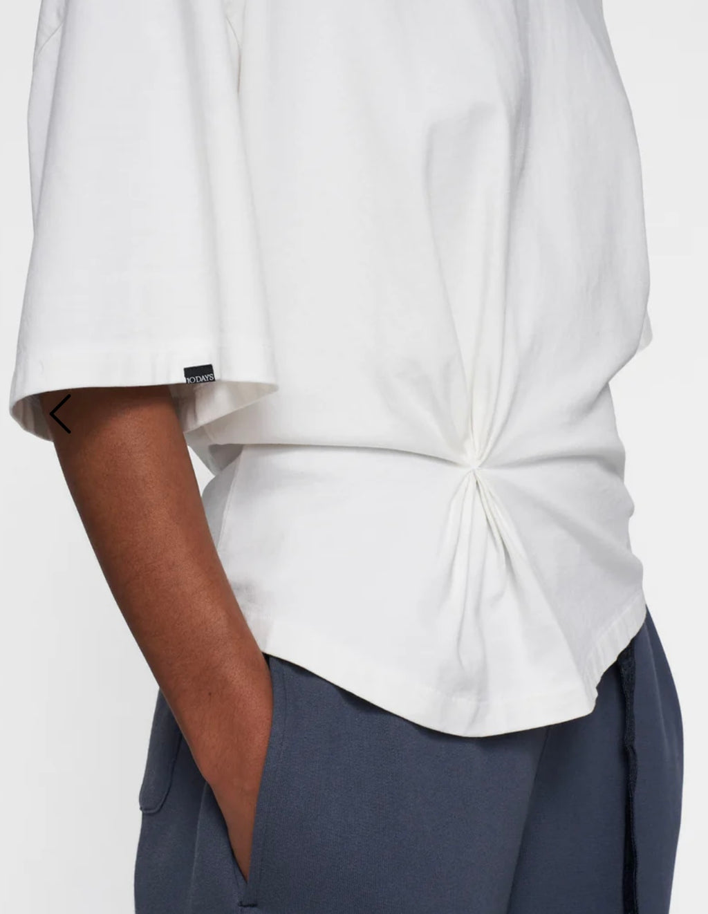 10 DAYS Short Sleeve Tee Smock Weiß