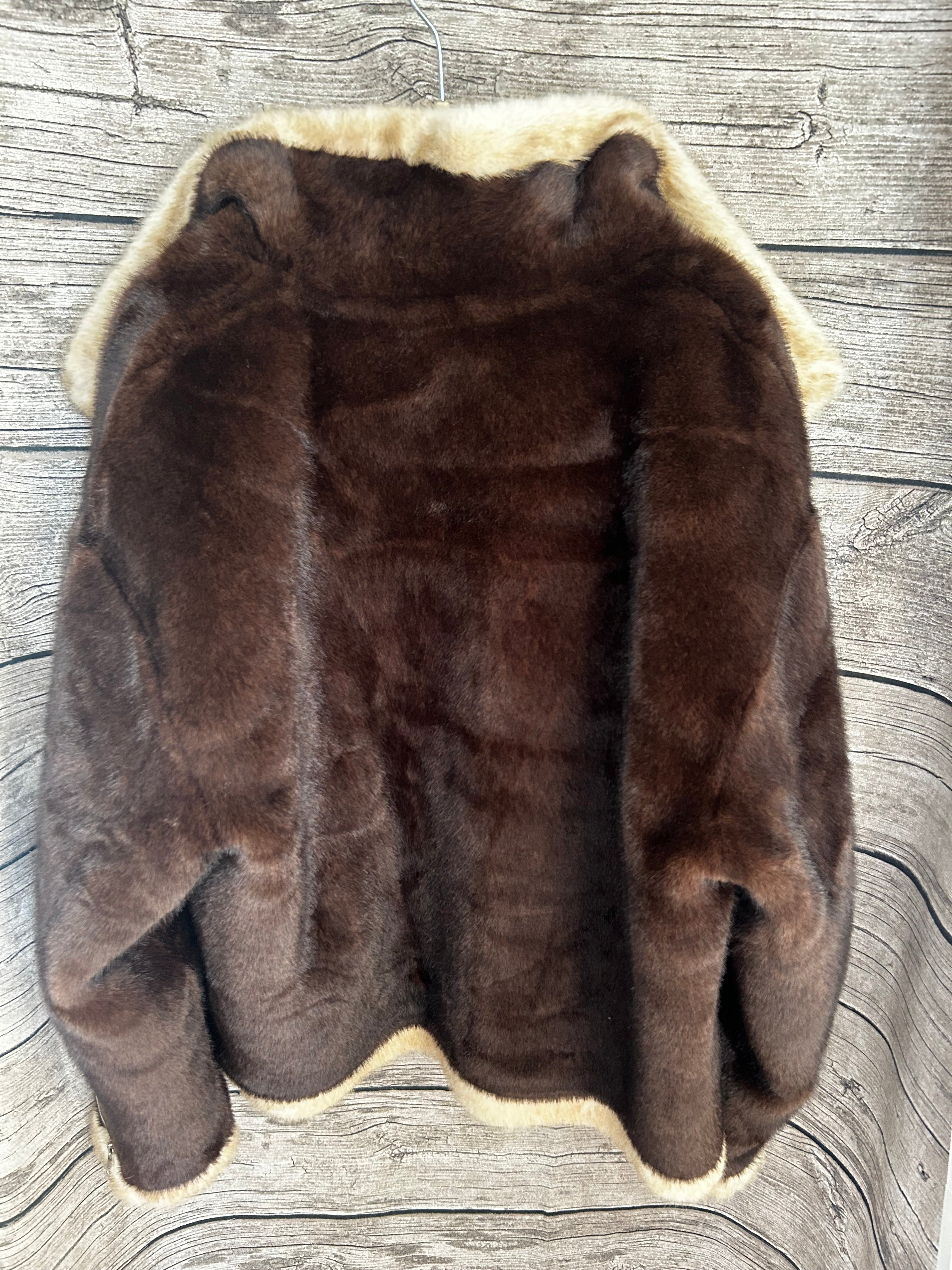 OP_Absurd Nooky 2 New Mink Jacke Creme / Braun