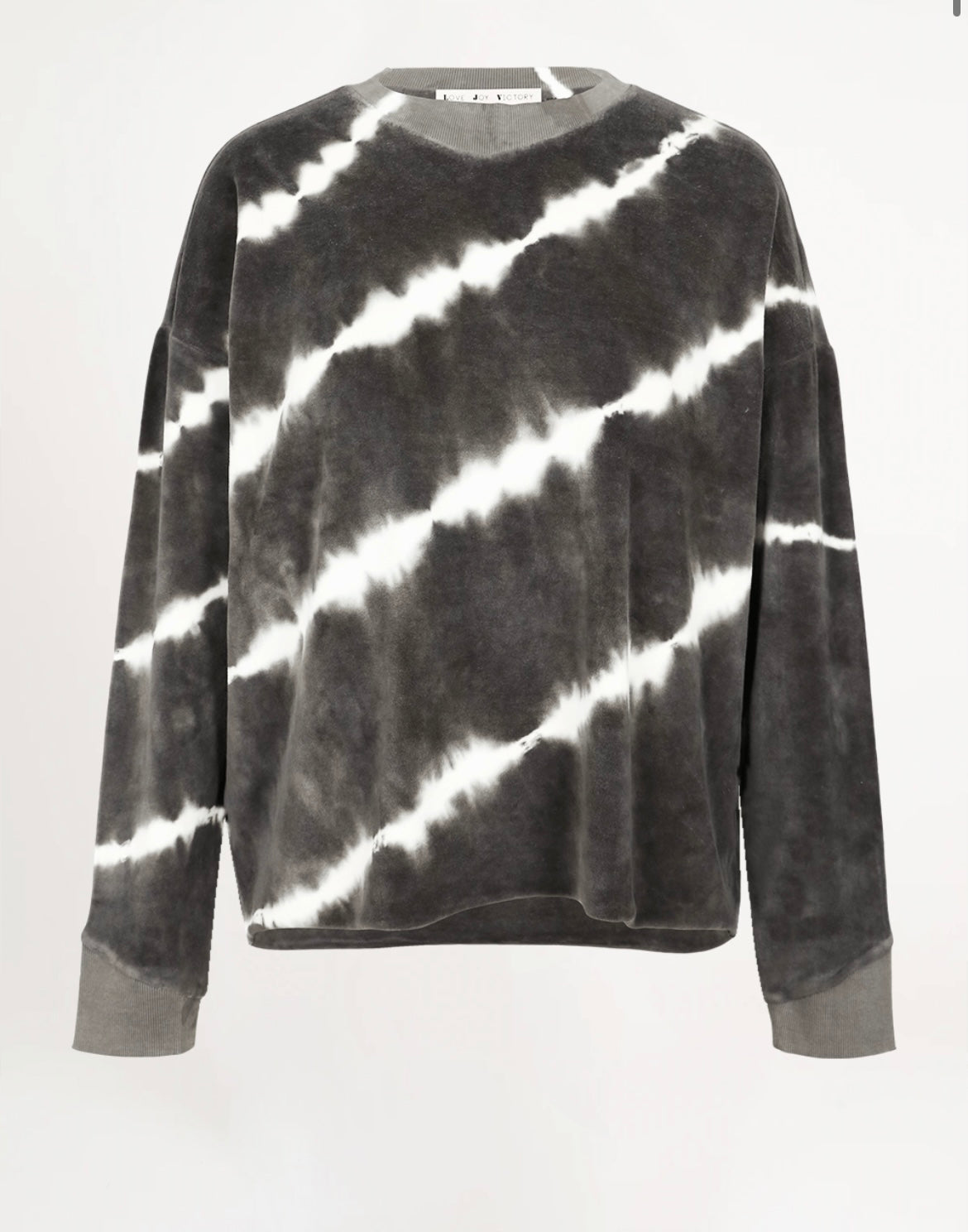 Love Joy Victory Velvet Sweatshirt Batik Wayne