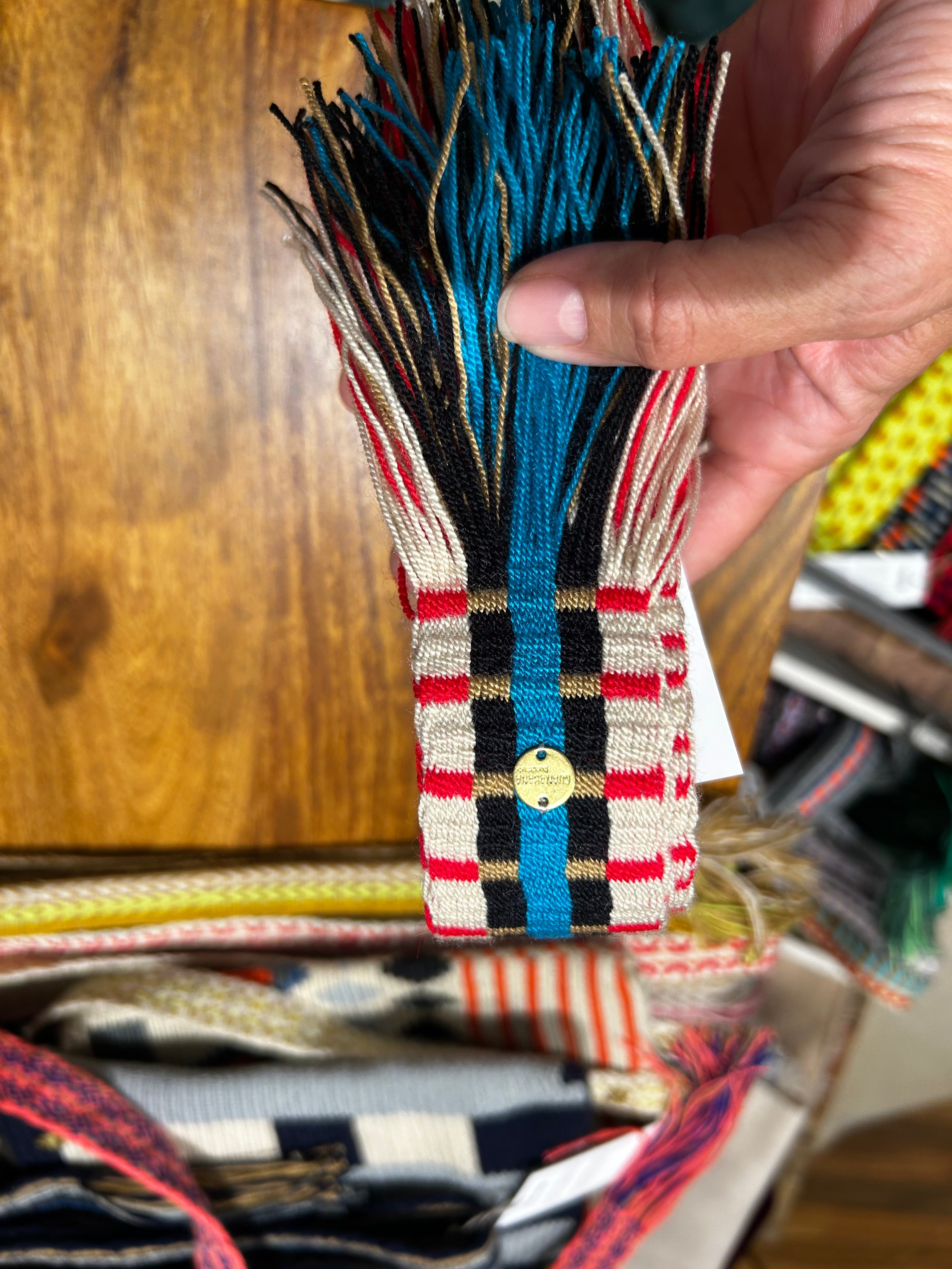 Guanabana Gürtel zum Knoten (breit) blau schwarz rot weiß
