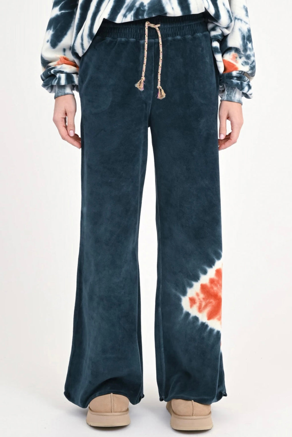 Love Joy Victory Velvet Batik Sweathose Lulu