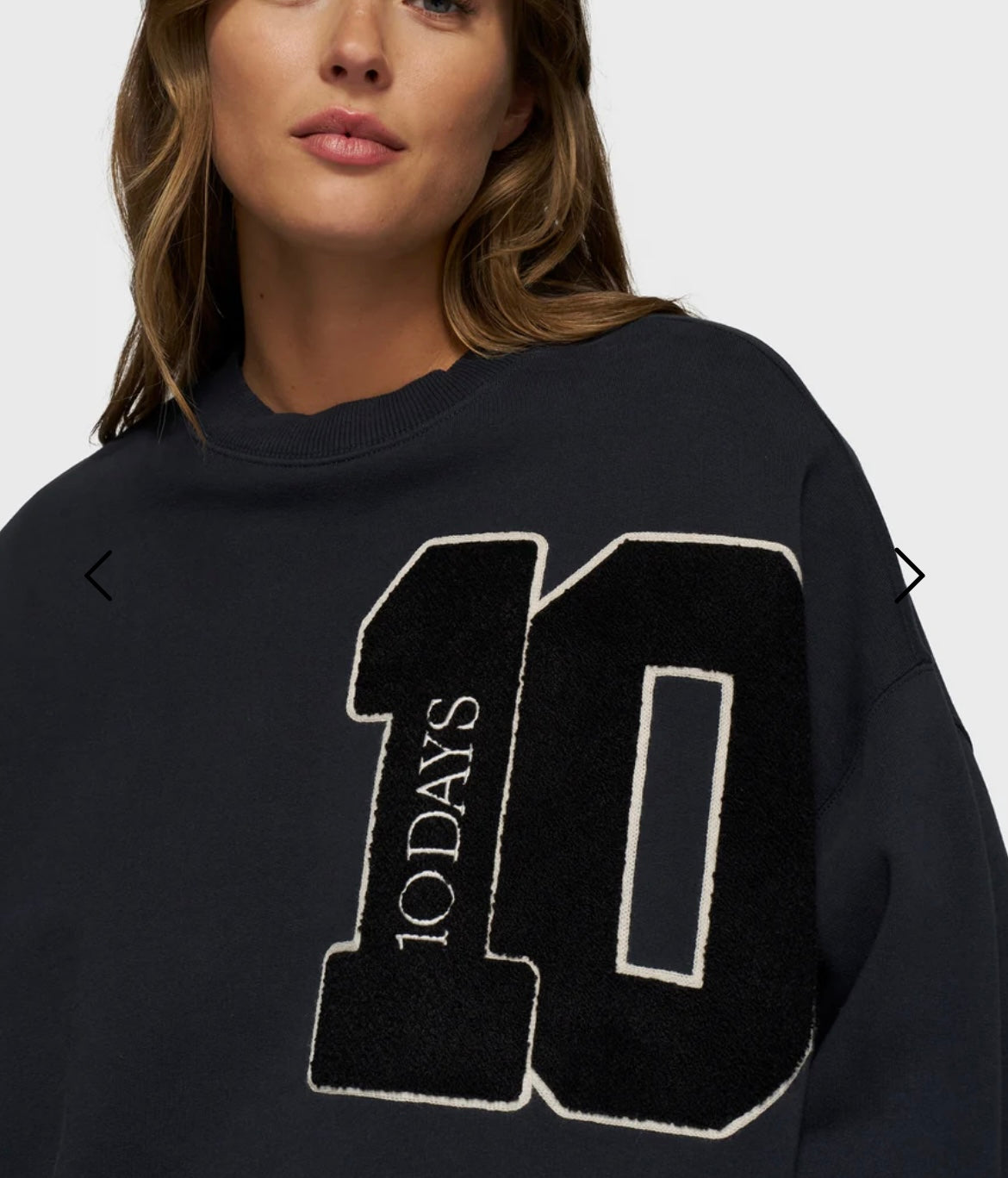 10 DAYS Baseball Sweater 10 Dark Navy