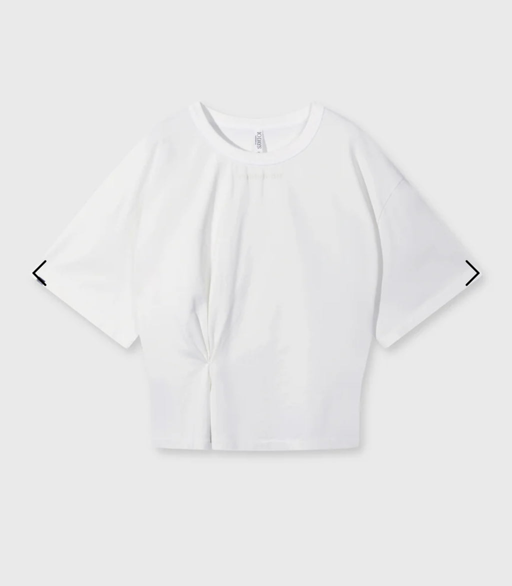 10 DAYS Short Sleeve Tee Smock Weiß