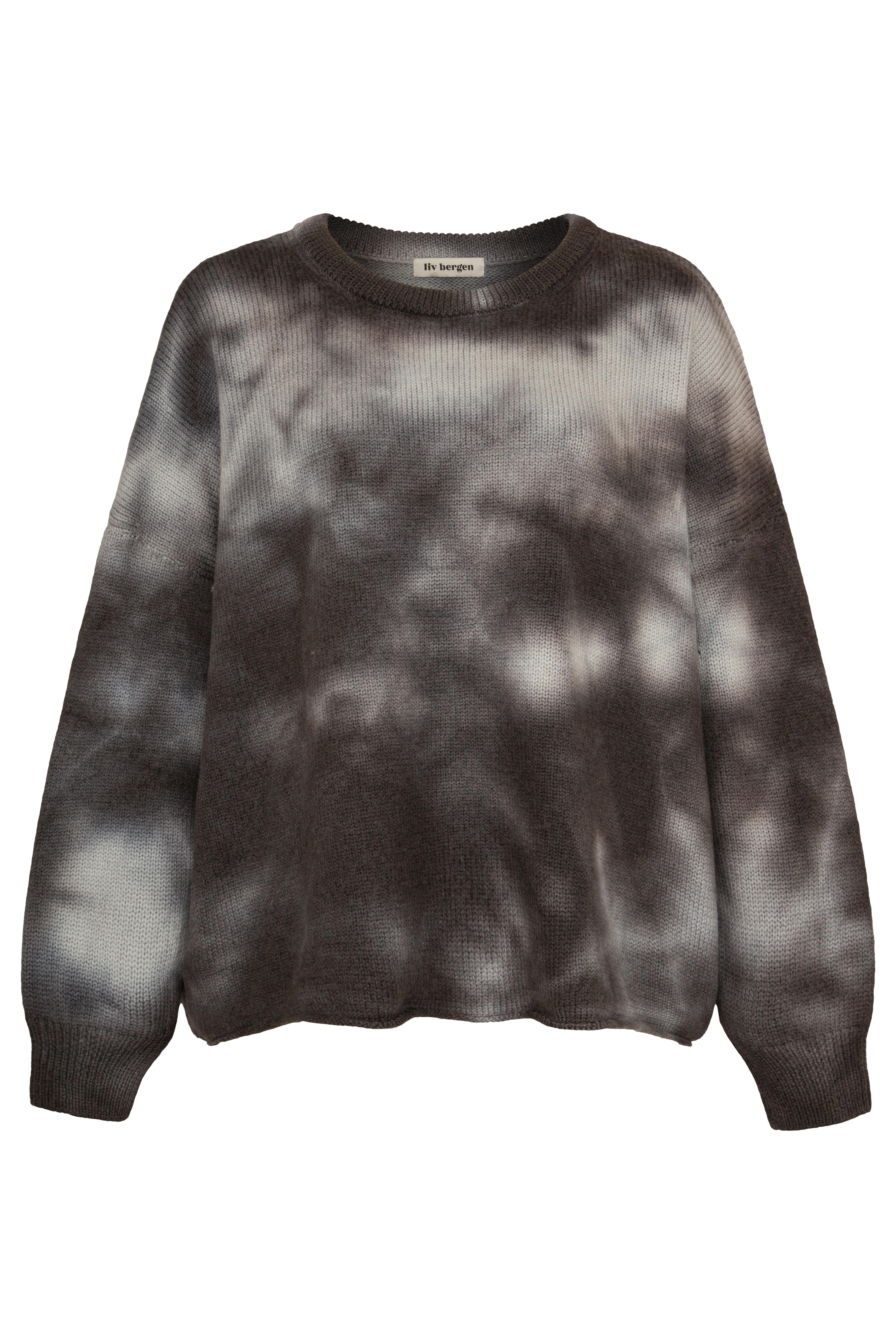 Liv Bergen Waterloo Spray Batik Strickpullover