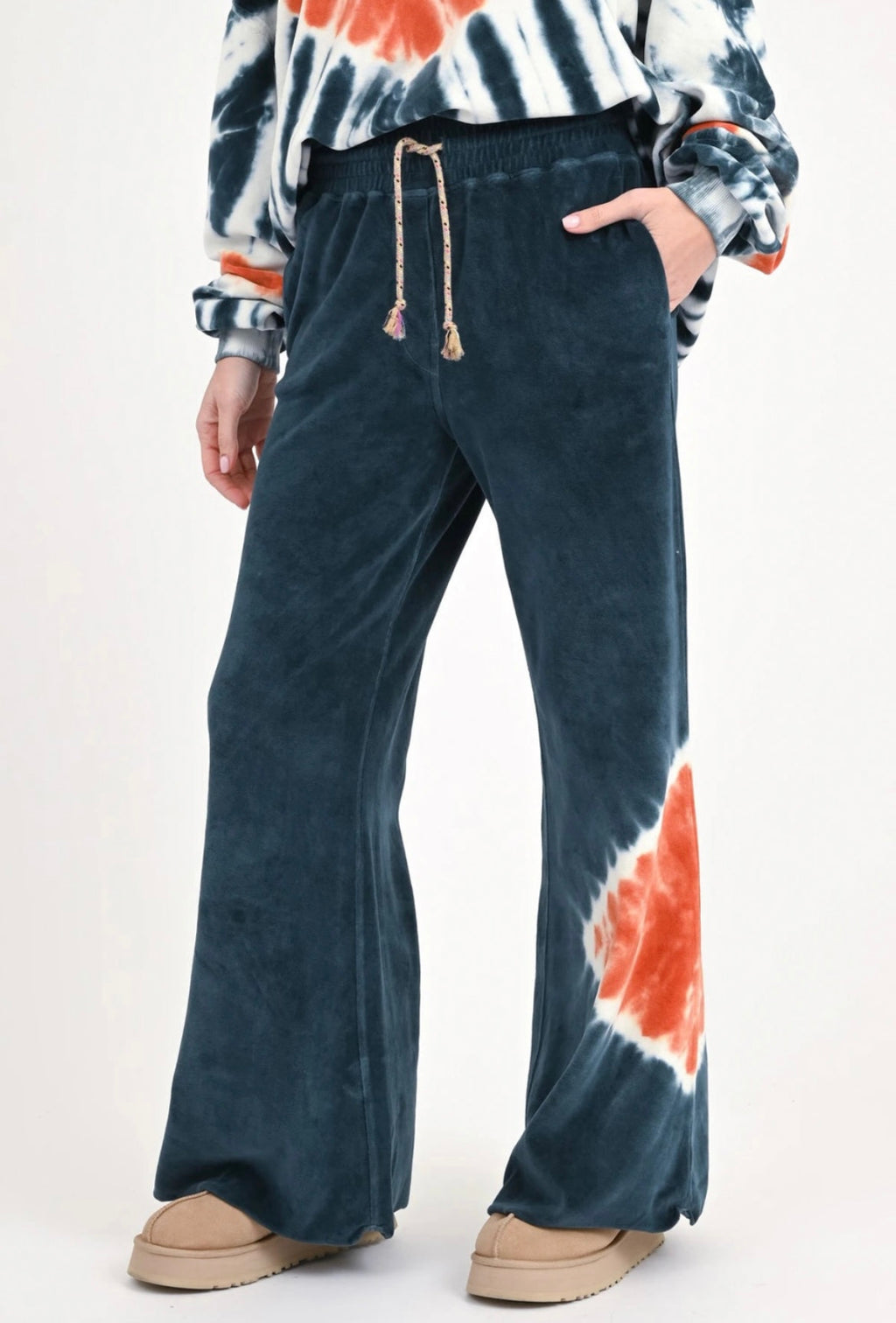 Love Joy Victory Velvet Batik Sweathose Lulu