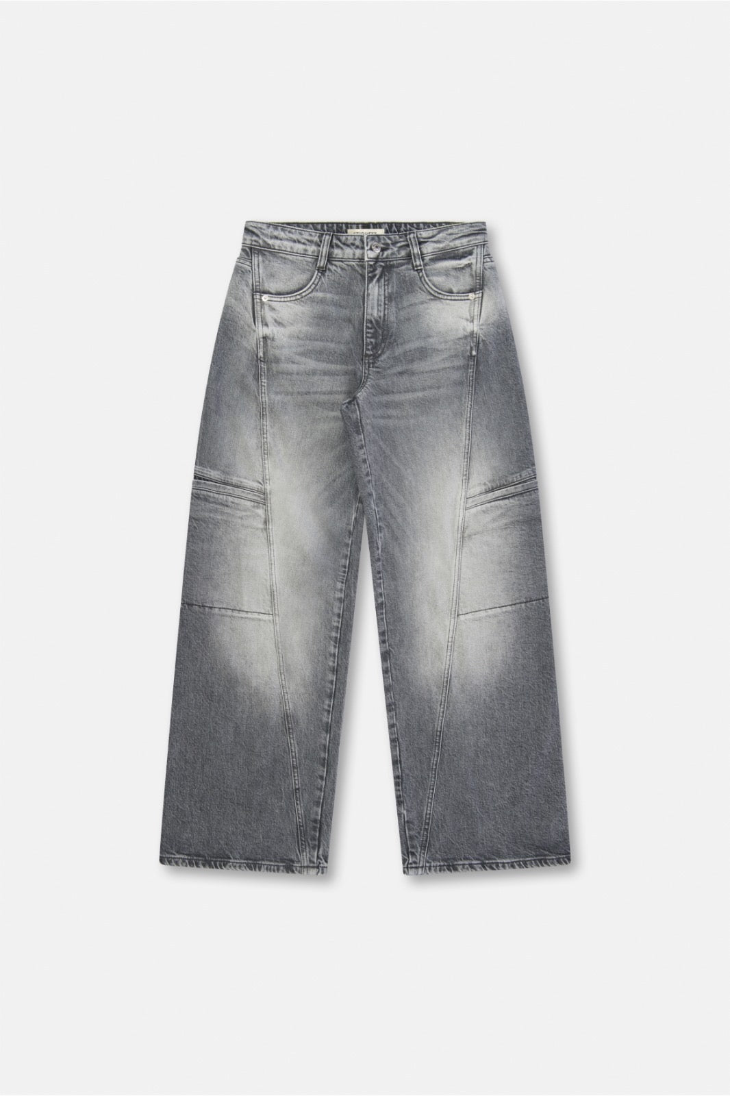 Etiquett Denim Lola Cargo Jeans Santorini grau